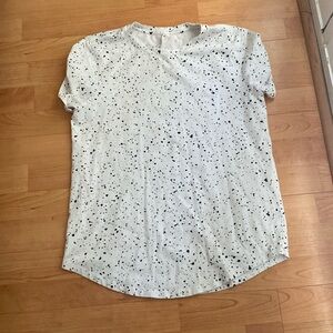 White lululemon shirt